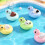 Mini animaux avec anneaux de natation, décorations de bureau 5