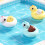 Mini animaux avec anneaux de natation, décorations de bureau 7