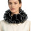 Faux collier réglable de cravate de collier décoratif de-Noir 1