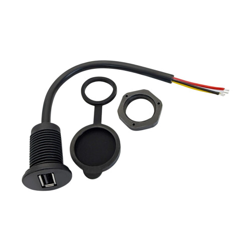 Embedded Mount USB Female Adapters with Copper Cable-P4