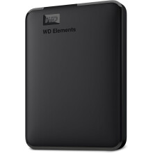 WD 1TB Elements Portable USB 3.0 High-Capacity Hard Drive, WDBUZG0010BBK-WESN,Black