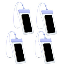 4PCS Heavy Duty Watertight Phone Holders Shockproof-Purple