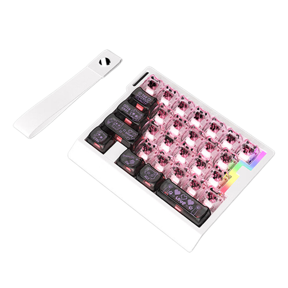 Ergonomic 29Key Magnetic Switches Keyboards With Customizable-F 7704001174236