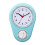 Contemporary Wall Clock 9Inch Quiet No Ticking Visual-Blue 1
