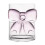 Glaskoppset med rosett – 2 st transparent iskaffe och juice 2