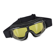 PC Lens Eyewears Windproof Goggles With Headband Glasses-yellow