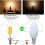 Bec LED B10 6W 2700K E12 reglabil, pachet de 6 2