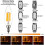 Bec LED B10 6W 2700K E12 reglabil, pachet de 6 3
