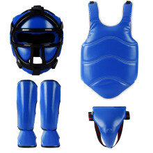 Professionele Taekwondo Karate-blauw masker 5 L