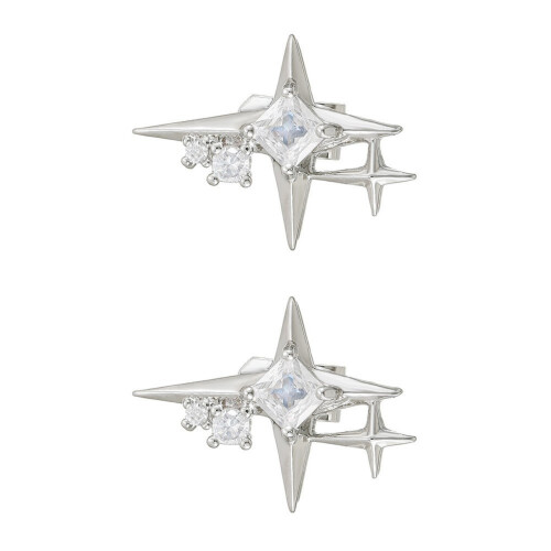 Décorations élégantes de clips d'oreille en alliage et-Argent