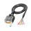 DB9Pin Cable 1.5M Tin Coated Copper Terminal-Nut fixed Malehead 1
