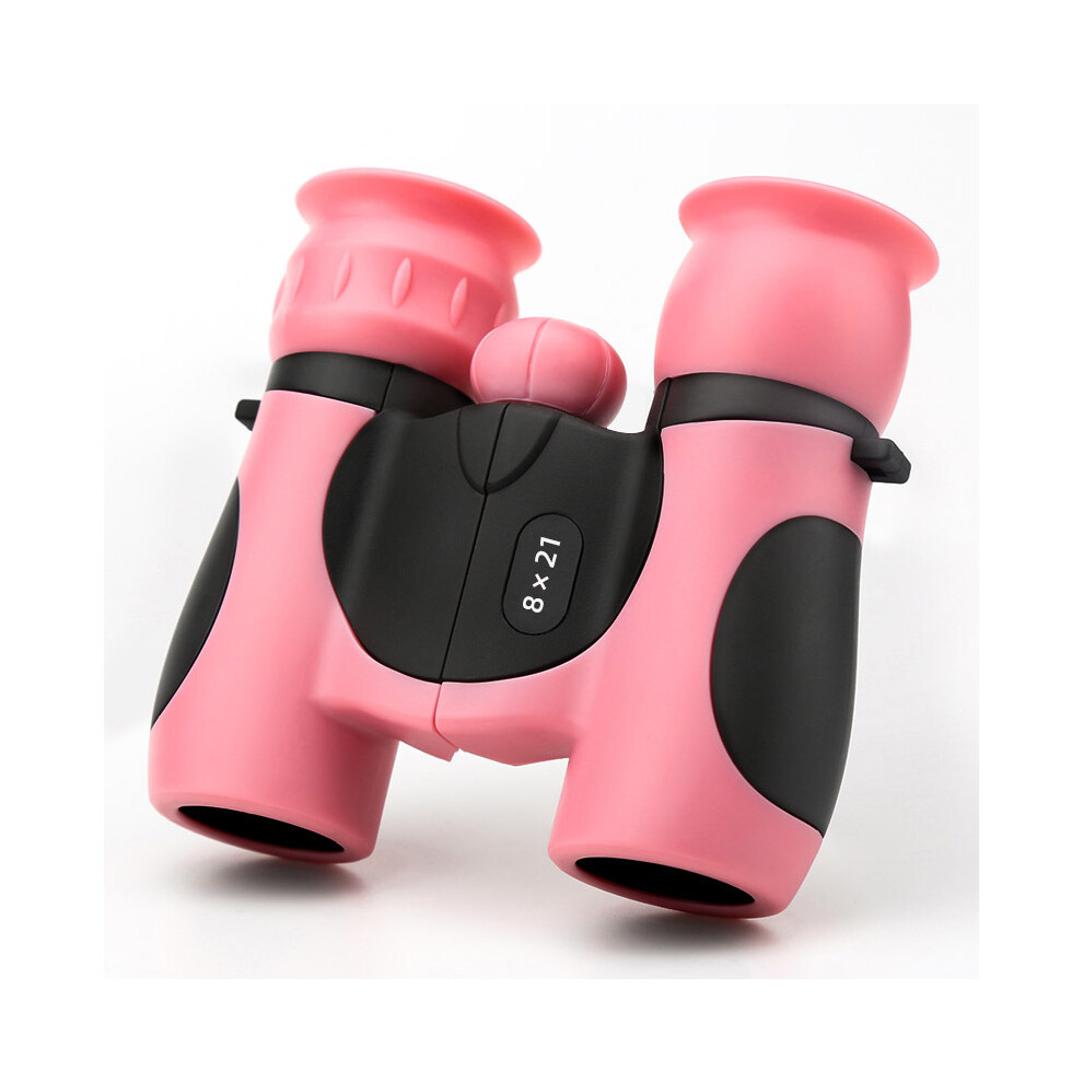 (Pink) Binocular For Kids Boys Compact High Resolution Shockproof Waterproof Binocular Outdoor Play Bird Watching Pink 747887434077