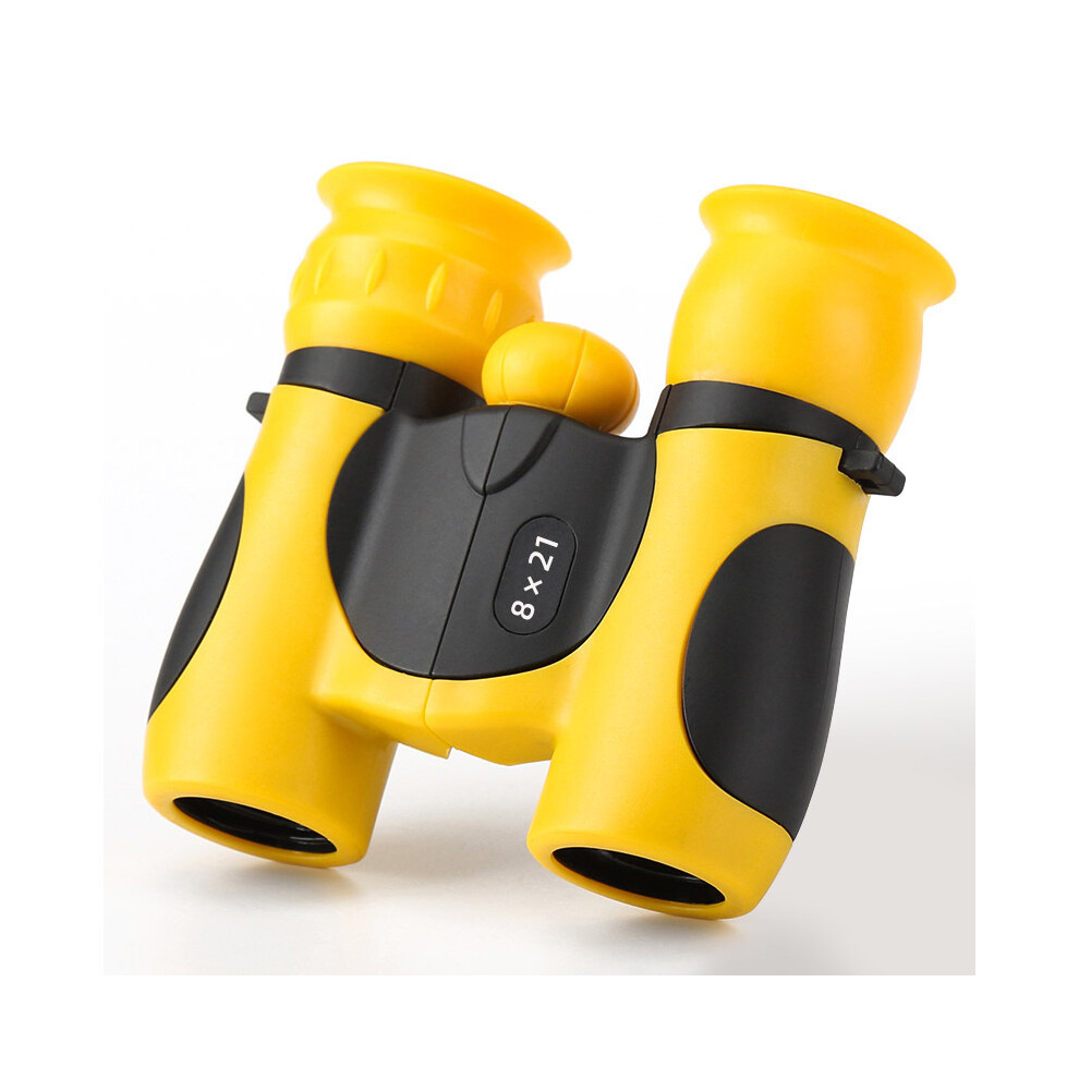 (Yellow) Binocular For Kids Boys Compact High Resolution Shockproof Waterproof Binocular Outdoor Play Bird Watching Yellow 747887434114