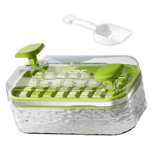 Collection de bacs à glaçons fonctionnels avec conception-Vert 1