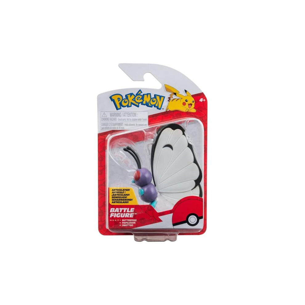 Pokémon Pokemon Battle Figure Action Ready 2 Pack With Bonus Sticker (Butterfree)