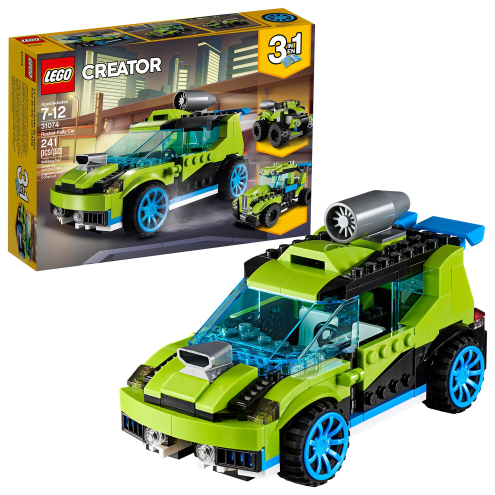 Lego Creator 3In1 Rocket Rally Car 31074 Building Kit (241 Pieces)