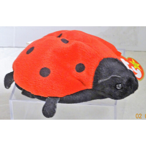 Ty TY Original Beanie Baby - Lucky the Ladybug - Liten