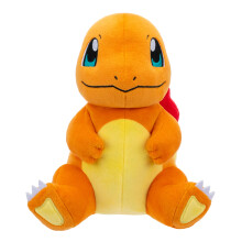 Pokémon Plüsch 20cm Charmander PKW3659 - Orange - Offizielles Pokémon Kuscheltier für Kinder 2+