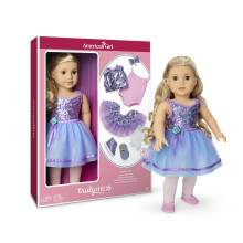 Muñeca American Girl, Truly Me #125 y Set de Baile, Ojos Avellana, Pelo Rubio Rizado, Piel Clara, A partir de 6 años
