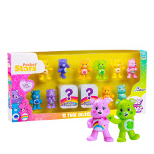 Care Bears Mini Sammelfiguren | 12er Deluxe Box | 12 Überraschungsfiguren mit 2 seltenen Versteckten
