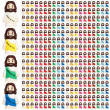 300 Figurines Miniatures Jésus, Petits Figurines en Gros, Jésus Vous Aime, Cadeaux Religieux Chrétiens