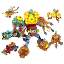 JHESAO 1 PCS Plants en Zombies Speelgoed Assemblage Actiefiguren PVZ Set 1 2 Voor Kinderen