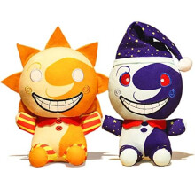 TZMAPU Sundrop en Moondrop Security Breach Plush, Clownfiguur en Verzamelknuffels voor Kids