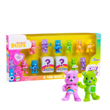 Care Bears Mini Sammelfiguren | 12er Deluxe Box | 12 Überraschungsfiguren mit 2 seltenen