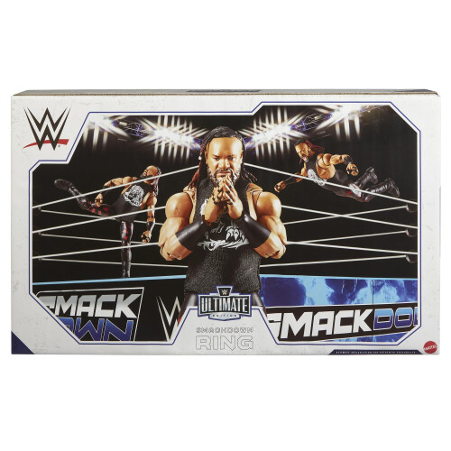 WWE WWE Smackdown Real Scale Wrestling Ring Playset mit Jacob Fatu Ultimate Edition Figur