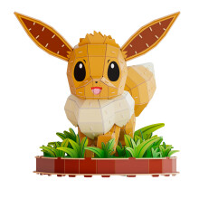 Kit de Modèle 3D Pok39mon Eevee 4D Build, 238 Pièces, Décor de Bureau, 12 Ans et Plus