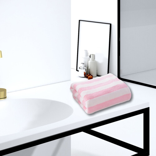 Serviette de bain extra-large en coton, douce et absorbante, 75 x 35 cm 2