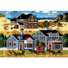 Buffalo Games - Charles Wysocki - Wysocki Devilstone Harbor - 2000 Bitars Pussel för Vuxna - Utmanande Pussel