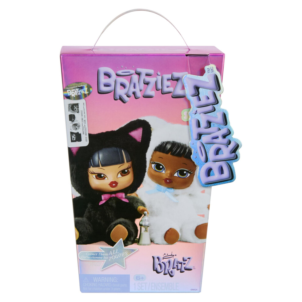 Bratz Bratziez Iconz Series Plush Blind Box - Includes 1 Surprise Figure, Comes With Charm Clip And Accessory, Collectible Characters, Suitable For C