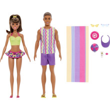 Set di bambole Barbie Fashion, Look ispirati alla spiaggia e accessori, Ken 65 anniversario