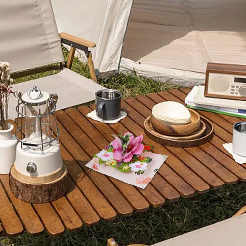 Κάρτα ευχετήριας κάρτας Garden3D με κενό σημειωματάριο 1