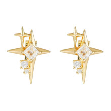 Luxurious Zirconia Stone Ear Clip Specifically For-Gold