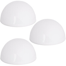 LED-Solar-Globusleuchten, 3er-Pack, halbrund, mit Dämmerungssensor