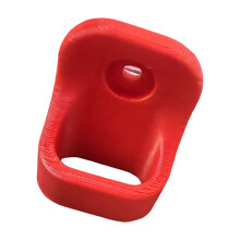 Multifunctionele 3D-geprinte schoenlepelhaak voor-Rood