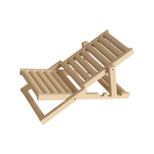 Chaise pliante miniature, modèle de maison de-Couleur bois