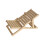 Chaise pliante miniature, modèle de maison de-Couleur bois 1