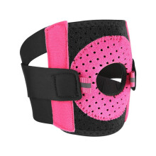 Ergonomische Patella-Kniebandage zur-Schwarz, Rosenrot