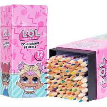 L.O.L. Surprise! Colouring Pencils for Kids 72 Pencils Colouring Box Assorted Colours Art Supplies Children Girls Gifts
