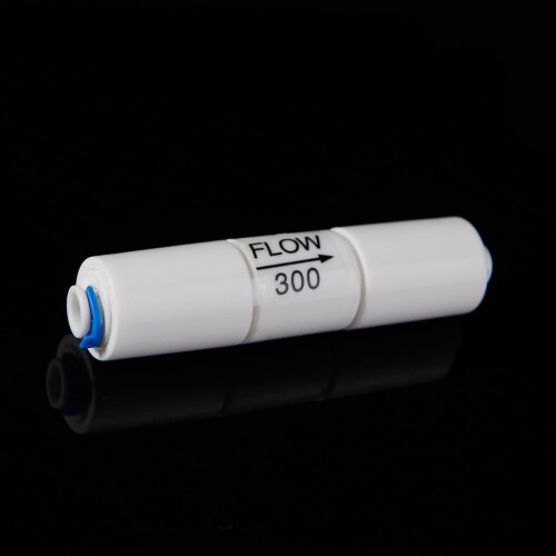 300cc RO flowbegrænser 1/4 tommer ABS hvid 2