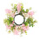 Artificial Flower Candle Ring 10 Inch for Pillar Candles 2