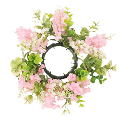 Artificial Flower Candle Ring 10 Inch for Pillar Candles 1