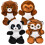 Rhode Island Novelty Assortiment de peluches jungle 11", 1 pièce par commande 1