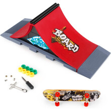 Cla6 Mini Skatepark Kit | Nybörjare Fingerboard | Verktyg, Hjul och E-bok ingår |