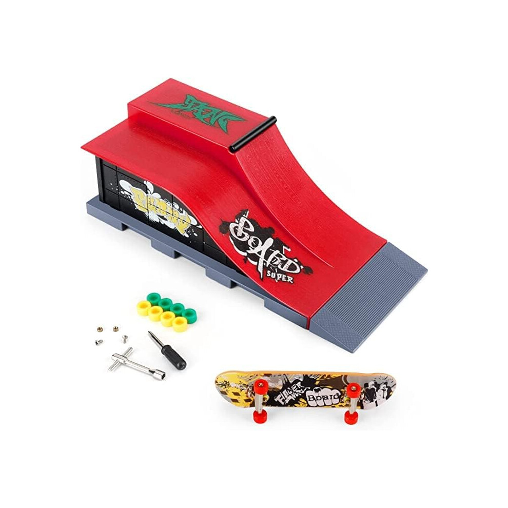Photos - Board Game Cla6 Mini Skatepark Kit | Beginner Fingerboard | Complimentary Tools, Wheels And Ebook |