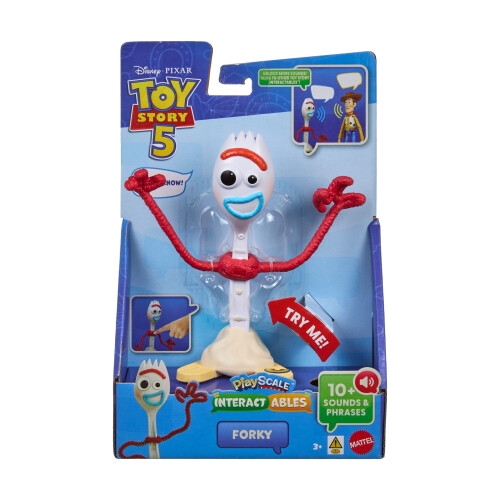 Mattel Toy Story 5 Interactables Talking Forky Figure