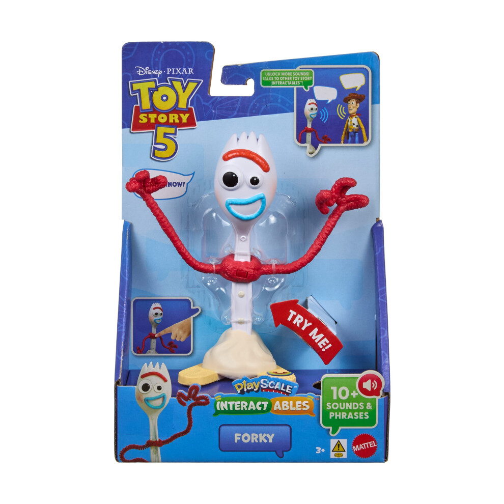 Mattel Toy Story 5 Interactables Talking Forky Figure